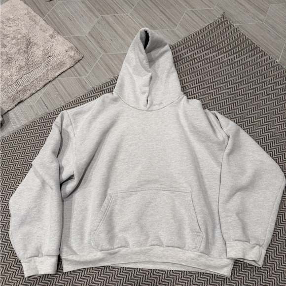 Skylrk Bieber Hailey Grey large Hoodie Sweatshirt